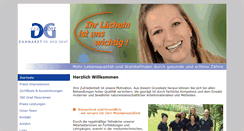 Desktop Screenshot of goetz-zahnarzt.de